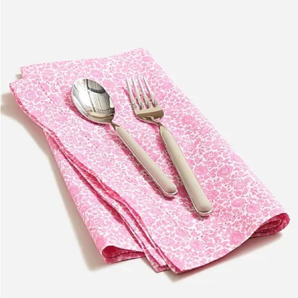 J.Crew Set-of-four napkins in Liberty® fabrics D'Anjo Coast fabric BO206